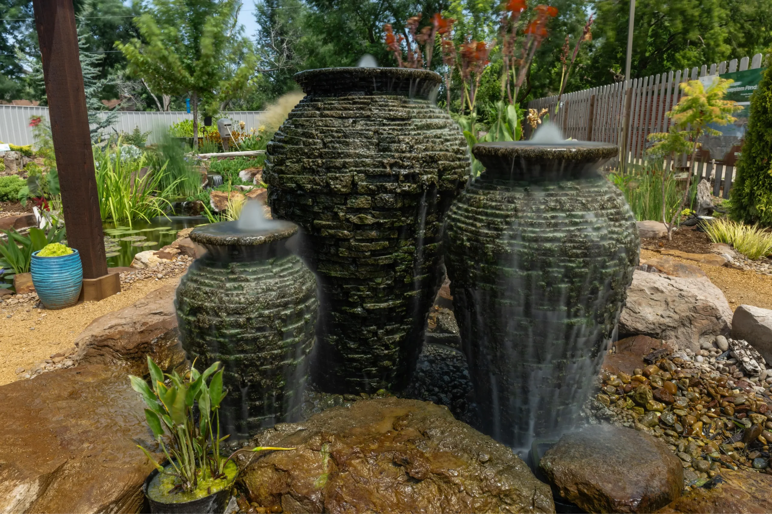 Three Piece Fountains OKC